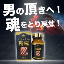 新品正規品 未使用 工場直送 １円スタート 国内生産【富山県】魂をとり戻せ！男の頂きへ！ マカ超え実感 クラチャイダム精魂Z_画像2