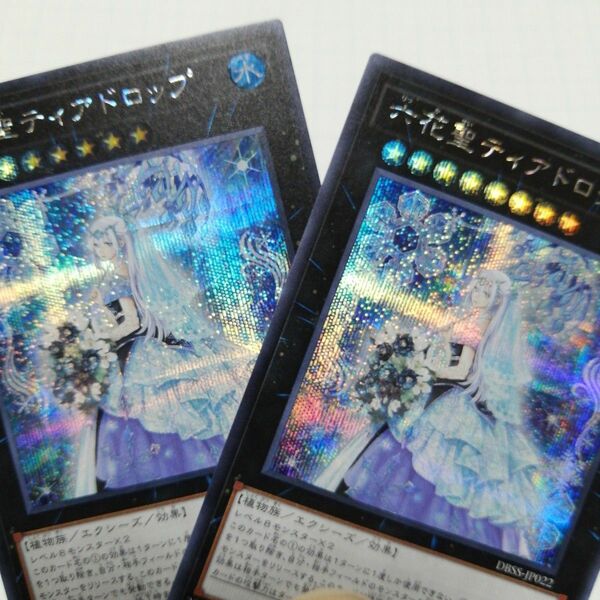 遊戯王OCG　六花聖ティアドロップ　シークレット