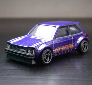 Hot Wheels ホットウィール (紫) '81 トヨタ スターレット KP61 ルース品