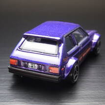 Hot Wheels ホットウィール (紫) '81 トヨタ スターレット KP61 ルース品_画像2