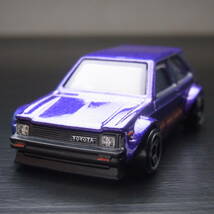 Hot Wheels ホットウィール (紫) '81 トヨタ スターレット KP61 ルース品_画像4