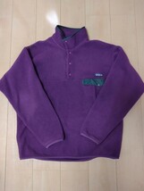 パタゴニア/Patagonia シンチラ スナップT プルオーバー フリース パープル 紫 Lサイズ_画像1