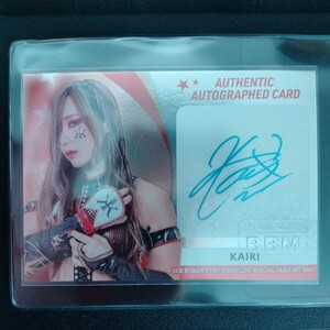 KAIRI BBM2023 Ambitious!! アンビシャス 女子プロレスカード 30枚限定 直筆サインカード インサート版 カイリ・セイン 