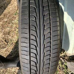 155/55R14 Firestone ファイヤーホークwideOVAL夏タイヤ2本 ジャンク品の画像2