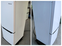 Hisense 2ドア冷蔵庫 HR-D15C 2019年 150L 大容量冷凍室46Ｌ 霜取り不要製 MT_画像2