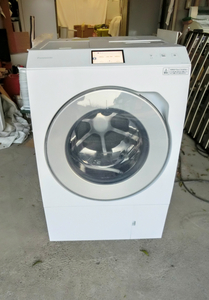 2022年製 美品 パナソニック Panasonic ドラム式洗濯乾燥機 NA-LX129BL 左開き 斜型 洗濯12kg 乾燥6kg トリプル自動投入 MT