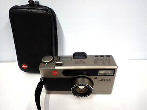 良品 Leica minilux/ライカ ミニルックス 香港返還記念モデル コンパクトフィルムカメラ レンズ F2.4/40mm 限定品/動作品 ケース付 管58