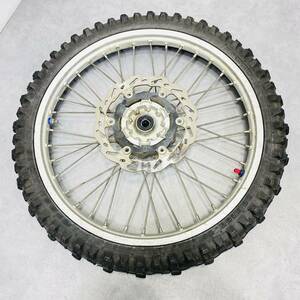 [240202-83] Yamaha WR250R original front wheel 21x1.60 present condition exhibition 