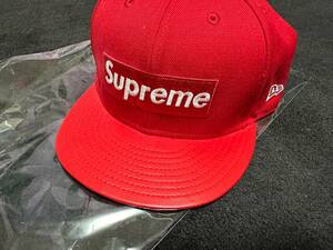 Supreme Newera BOXロゴ レザーバイザー　激レア　極美品　7-5/8 60.6cm 2012AW 入手困難　シュプリーム　ニューエラ