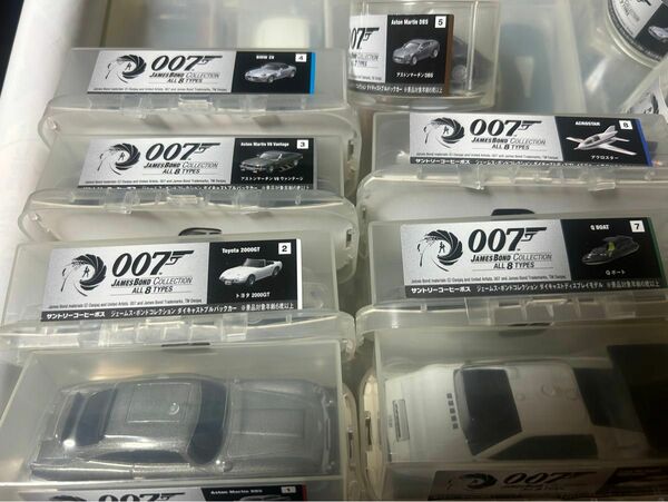 ジェームスボンドコレクション007 セット売り　ダイキャストディスプレイモデル