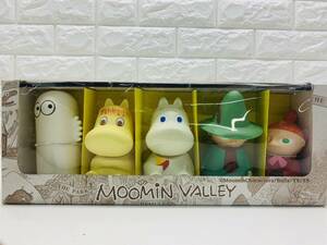 75★レトロ 当時物 MOOMIN ムーミン サンライク キャラクター グッズ ソフビ 人形 貯金箱 なかま まとめてセット現状品 長期保管品