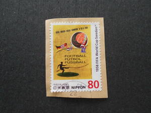【使用済み切手】「サッカーW杯南アフリカ・歴代大会ポスター」ウェーデン（済さ16）