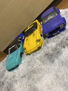 ラジコンボディ　3枚　ハコスカ　130Ｚ　180SX