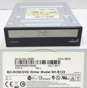 SAMSUNG Blu-ray ドライブ BD SH-B123