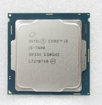 CPU Core i5-7600 SR334 3.5GHz_画像1