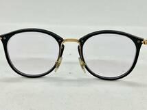  RayBan レイバン RB7140 2000 49□20 150 ポリッシュブラック ゴールド ケース付き (24/2/24)_画像5