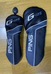 【美品】ＰＩＮＧ　ドラーバーヘッドカバー　フェアウエイウッドヘッドカバー　2本セット