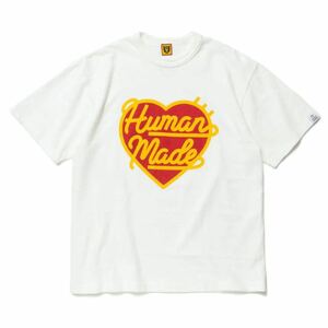 正規品 美品 Human Made Heart Logo T-Shirt White ヒューマンメイド ハートロゴ ホワイト Mサイズ