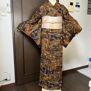 小紋　トールサイズ　茶屋辻模様　シック