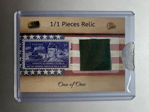 1/1！ George S. Patton Pieces Relic The Bar 2020 Pieces Of The Past 切手 軍服レリック