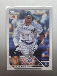 日本限定版！ Aaron Judge topps Japan edition ベースカード ニューヨーク・ヤンキース