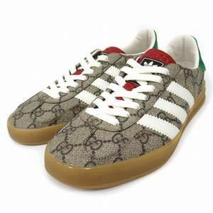 GUCCI × adidas Gazelle Beige Tone/Core White【Size27cm】グッチ アディダス スニーカー