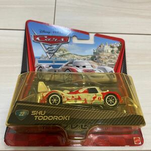 マテル カーズ シュウ トドロキ　SHU TODOROKI ディズニー キャラクターカー　ミニカー MATTEL CARS WGP 日本