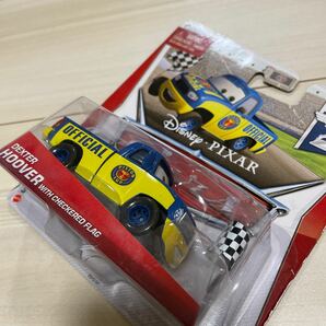 マテル カーズ MATTEL CARS チェッカーフラッグ デクスター フーバー Dexter Hoover with checkered flag ミニカー キャラクターカーの画像10