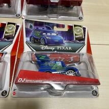 マテル カーズ CARS MATTEL BOOST ブースト 暴走族 ミニカー キャラクターカー DJ SNOT ROD WINGO スノット ロッド ウィンゴ 炎 4台 セット_画像3