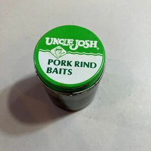 ポーク UNCLE JOSH PORK RIND BAITS NO.1 JUMBO PORK FROG 3BAITS -3 1/4X1 1/8 新品 液体入りの画像1