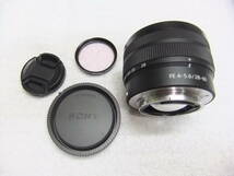 美品 SONY FE 28-60mm F4-5.6 SEL2860 フィルター付 AF動作確認済 カビ,クモリなし_画像1