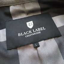 【極美品 L】ブラックレーベルクレストブリッジ シングル ステンカラー コート BLACKLABELCRESTBRIDGE アウター ブルゾン ジャケット_画像8