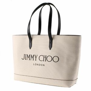 JIMMY CHOO キャンバスロゴトートバッグ