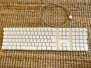 Apple USB Keyboard A1048 純正 JIS配列 キー入力 確認済 中古 日本語 カナ入力 mac マック アップル