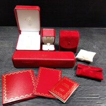 カルティエ Cartier 腕時計 指輪 ネックレス ケース ケースのみ カードケース 説明書 証明書 外箱 時計箱 空箱 高級腕時計 まとめて　_画像1