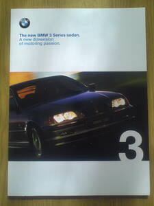 BMW 3 series catalog 1998 year 10 month 