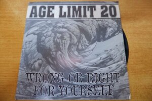 EPd-5549 AGE LIMIT 20 / WRONG OR RIGHT ,FOR YOURSELF