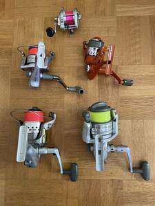 ☆リール シマノ SHIMANO APERTO、Alivio、リョービ他 5点セット ジャンク品