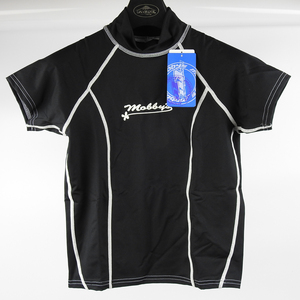 stock disposal special price MOBBY'S SS UV guard short sleeves black wi men's L size OA-5730-H