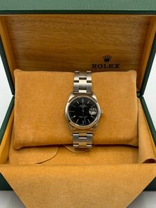 ☆# ROLEX ロレックス　腕時計 オイスターパーペチュアルデイト15200 動作品　箱　ギャラあり 