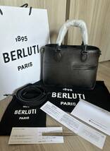 定価45,4万 Berluti Toujours XS Scritto Leather Tote Bag ベルルッティ トゥジュールXS ショルダーバッグ 初回パティーヌ付き 色変更可_画像1