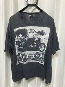 VINTAGE　ビンテージ　BROCKUM　ブロッカム　Tシャツ　ブラック　USED　90s　本物　アメカジ　1991　REVOLTINGCOCKS