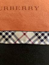 【美品】BURBERRY バーバリー スカーフ シルク100％ オレンジ_画像7