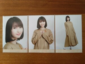 乃木坂46 井上小百合 生写真 2020.April-Ⅳ ラテ色 3枚コンプ