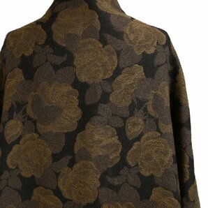 SOSNOVSKA ソスノブスカ / LONG FLORAL COAT (FLOWER) / size M (BLACK×GOLD) コート incarnation artefact DEVOAの画像5