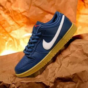 28.5cm Nike SB Dunk Low Pro ISO Orange Label Navy Gum US10.5