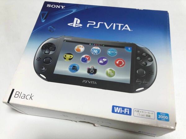 PlayStation Vita （PCH-2000シリーズ） Wi-Fiモデル ブラック PCH-2000ZA11 おまけ付き