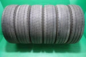 L840-18 送料無料 205/75R16 113/111N 夏タイヤ LT 6本セット ダンロップ エナセーブ SPLT50 8分山 溝たっぷり 2018年製 ライトトラック