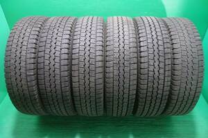 L847-19 送料無料 195/85R16 114/112L スタッドレスタイヤ LT 6本セット ダンロップ WINTER MAXX LT03 8分山 溝たっぷり 2019年 2021年製