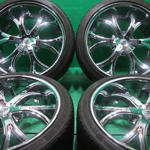 L867-18 送料無料 265/35R22 夏タイヤ 4本セット TRIANGLE TR968 5分山 レクサーニ LEXANI 22-9.5J +33/+15 PCD114.3 5Hの画像1